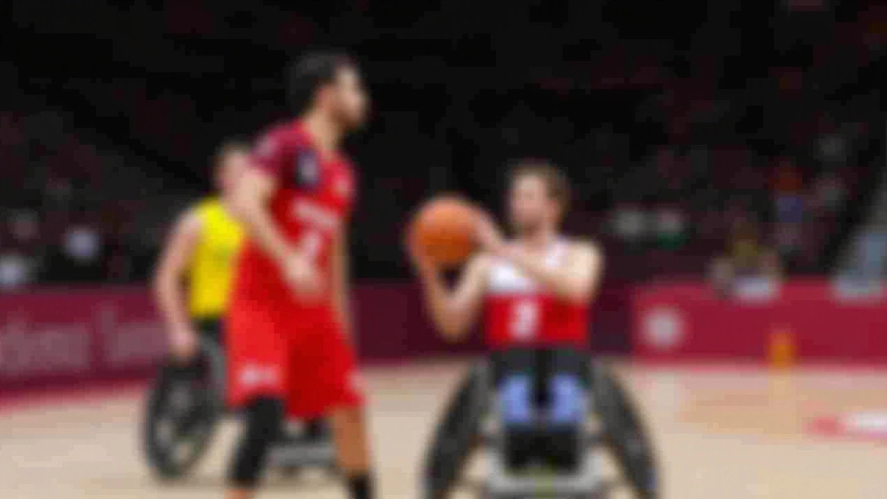 USA Men's Wheelchair Basketball Team Battles Spain in Key Group Stage Match at 2024 Paris Paralympics