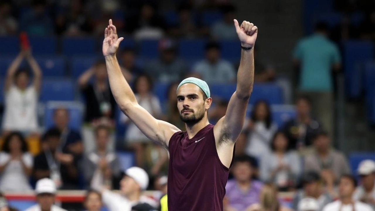 Alcaraz Pushes Through Ankle Worry to Beat Baez in Japan Open Debut