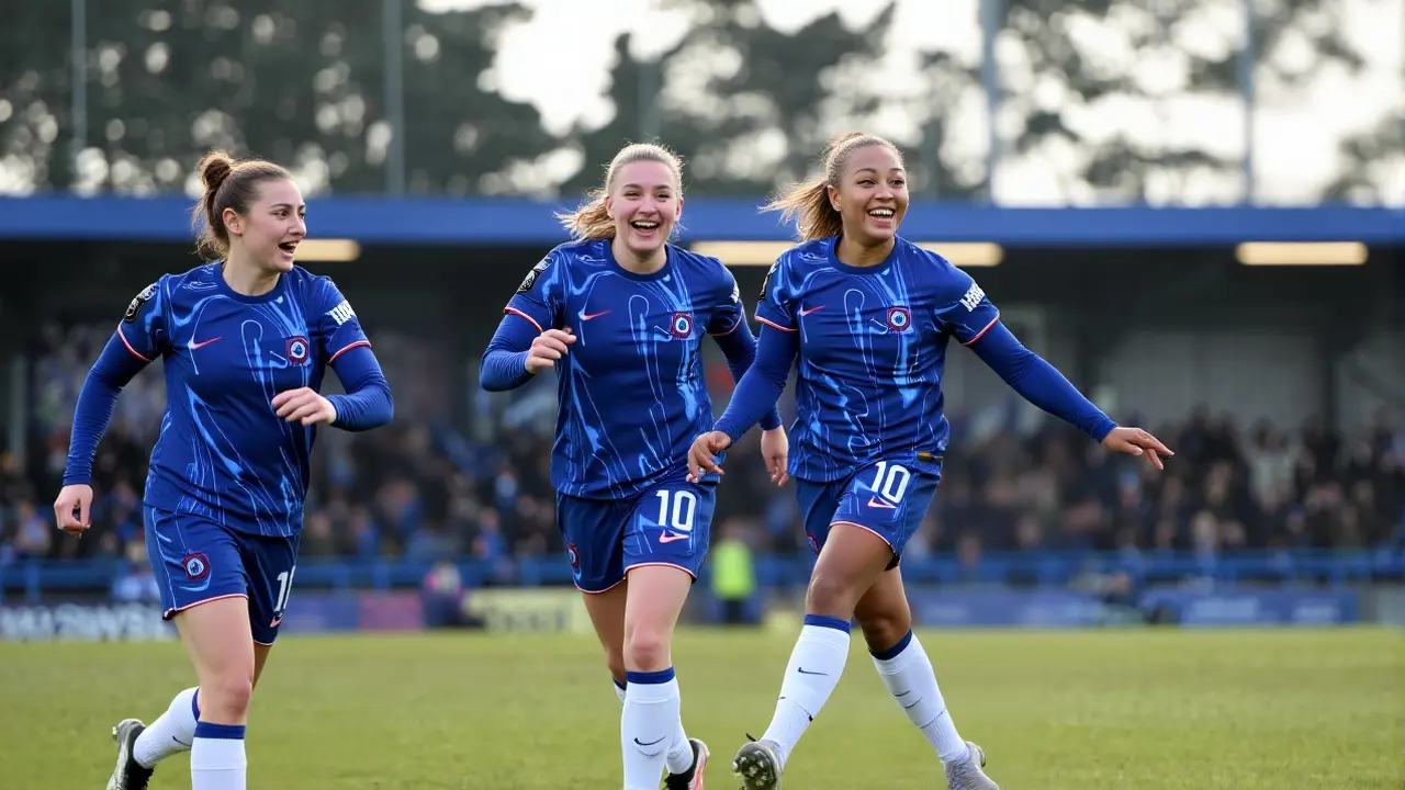 Chelsea Women Crush Everton 4-1 as Sam Kerr Makes History
